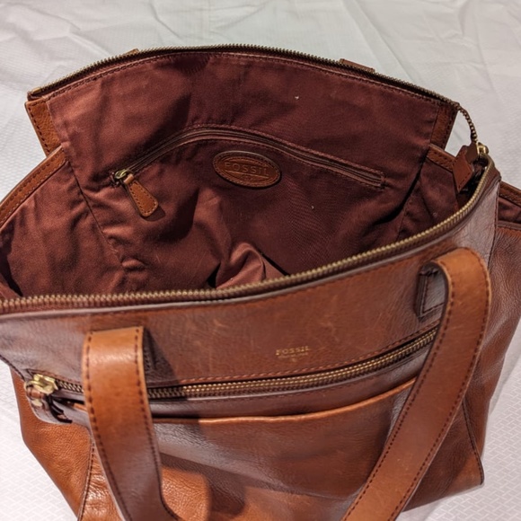 Brown Fossil Tote Bag - Picture 5 of 5